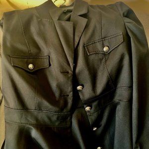 Dressy Ladies Puffed Sleeved Blazer